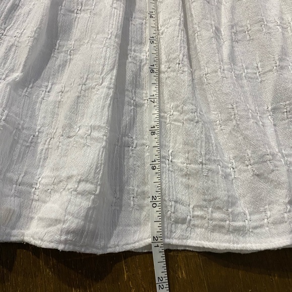 BCBGeneration white babydoll tank top - Picture 8 of 9